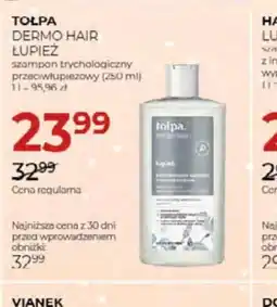 Jawa Drogerie Tolpa Dermo Hair LupieŻ oferta