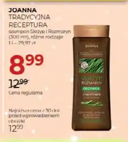 Jawa Drogerie Joanna szampon Skrzyp i Rozmaryn oferta