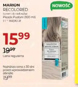 Jawa Drogerie Marion Recolor toner do wŁosÓw oferta