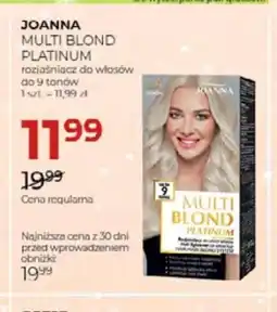 Jawa Drogerie Joanna Multi Blond Platinum oferta