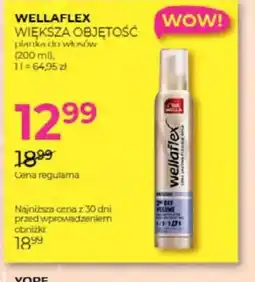 Jawa Drogerie Wellaflex pianka do wŁosÓw oferta