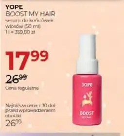 Jawa Drogerie YOPE BOOST MY HAIR serum oferta