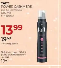 Jawa Drogerie Taft Power Cashmere pianka oferta