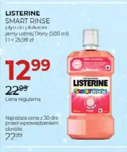 Jawa Drogerie Listerine Smart Rinse pŁyn oferta