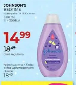 Jawa Drogerie Johnson's Bedtime Szampon oferta