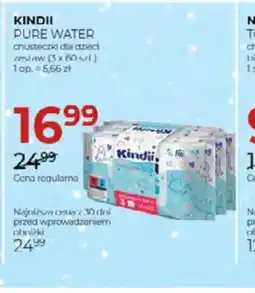 Jawa Drogerie Kindii Pure Water chusteczki oferta