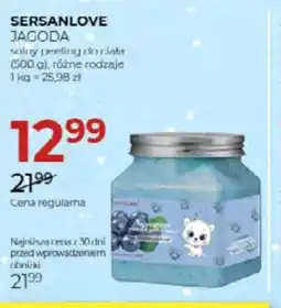 Jawa Drogerie Sersanlove Peeling do ciaŁa oferta