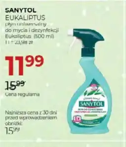 Jawa Drogerie Sanytol Eukaliptus pŁyn uniwersalny oferta