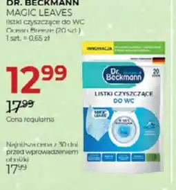 Jawa Drogerie Dr. Beckmann Magic Leaves listki czyszczĄce do WC oferta