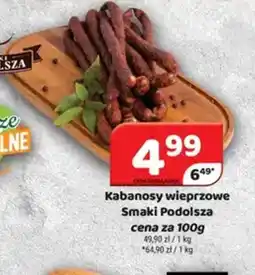 Delfin Smaki Podolsza Kabanosy wieprzowe oferta