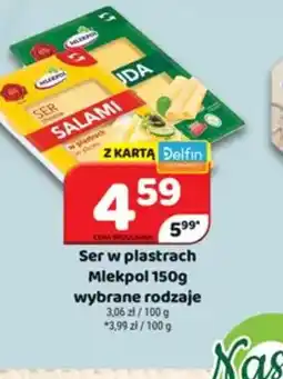 Delfin Mlekpol Ser w plastrach oferta