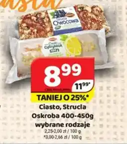 Delfin Oskroba Ciasto, Strucla oferta