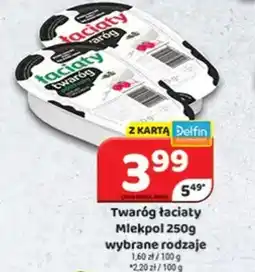 Delfin Mlekpol TwarÓg Łaciaty oferta
