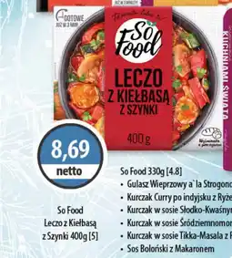 DUO-TES So Food Leczo z Kiełbasą z Szynki Stoczek oferta