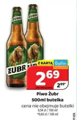 Delfin Piwo Zubr oferta