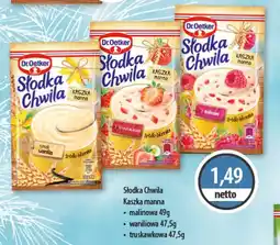 DUO-TES Słodka Chwila Kaszka manna Dr.Oetker oferta