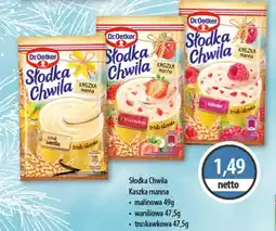 DUO-TES Słodka Chwila Kaszka manna Dr.Oetker oferta