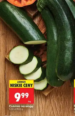 Biedronka Cukinia na wagę oferta