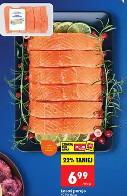 Biedronka Łosoś porcje oferta