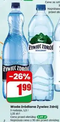 Dino Woda źródlana Żywiec Zdrój oferta