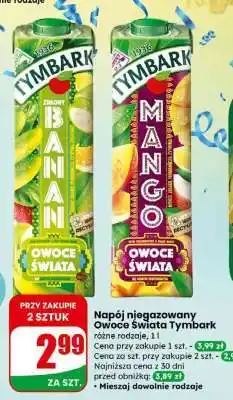 Dino Napój niegazowany Owoce Świata Tymbark oferta