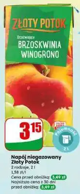 Dino Napój niegazowany Złoty Potok oferta