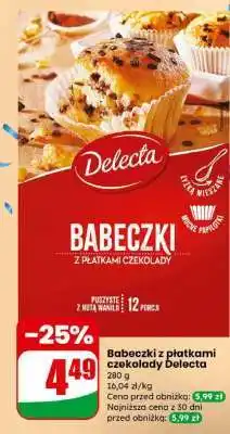 Dino Babeczki z płatkami czekolady Delecta oferta