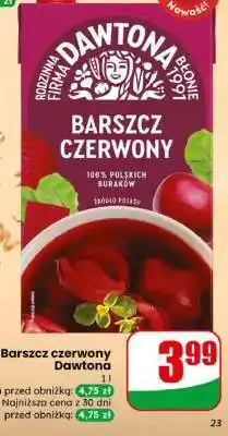 Dino Barszcz czerwony DAWTONA oferta