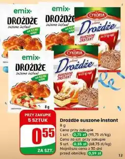 Dino Drożdże suszone instant oferta