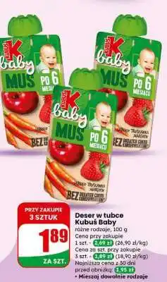 Dino Deser w tubce Kubuś Baby oferta