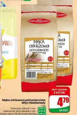 Dino Mąka orkiszowa pełnoziarnista Młyn Niedźwiady oferta