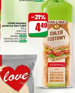 Dino Chleb tostowy pszenny Dan Cake oferta