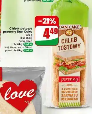 Dino Chleb tostowy pszenny Dan Cake oferta