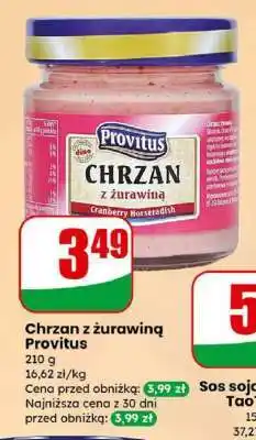 Dino Chrzan z żurawiną Provitus oferta