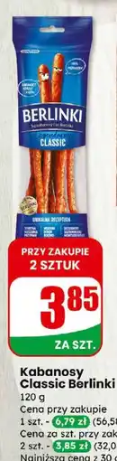 Dino Kabanosy Classic Berlinki oferta