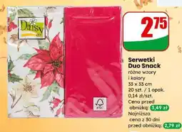Dino Serwetki Duo Snack oferta