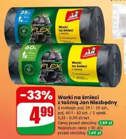 Dino Worki na śmieci z taśmą Jan Niezbędny oferta