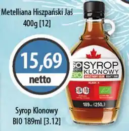 DUO-TES Syrop Klonowy BIO Italmex oferta