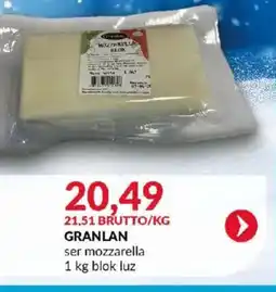 Eurocash Granlan ser mozzarella oferta