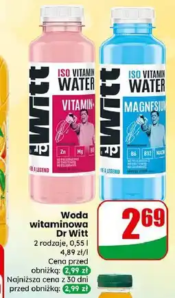 Dino Napój witaminy i minerały Dr Witt Vitamin Water oferta