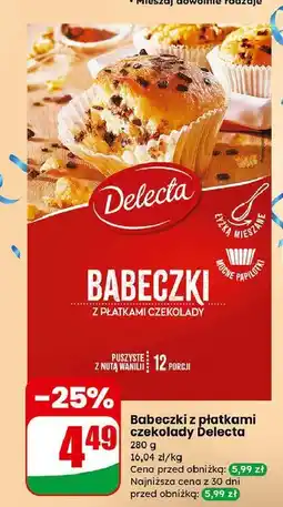 Dino Babeczki nadziewane płatkami czekolady Delecta oferta