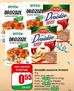 Dino Drozdże suszone Emix oferta