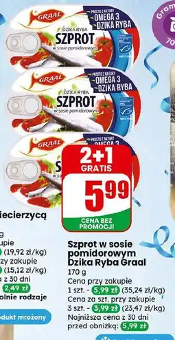 Dino Szprot w sosie pomidorowym Graal oferta