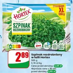Dino Szpinak rozdrobniony Hortex oferta