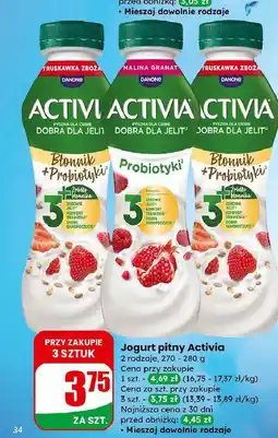 Dino Jogurt malina granat Danone Activia oferta