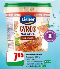 Dino Sałatka z kurczakiem gyros Lisner oferta