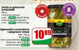 Dino Ogóreczki konserwowe z czosnkiem Smak oferta