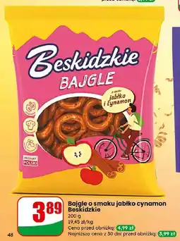 Dino Bajgle z jabłkiem i cynamonem Aksam Beskidzkie oferta