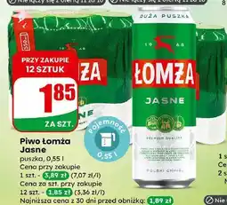 Dino Piwo Łomża Jasne (Dawniej Export) oferta