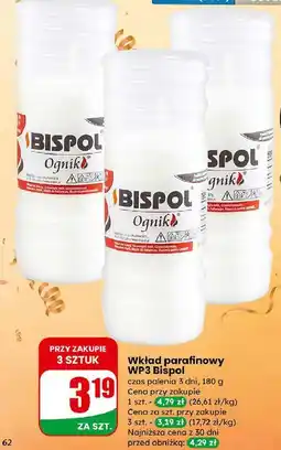 Dino Wkład ognik wp3 72h Bispol oferta